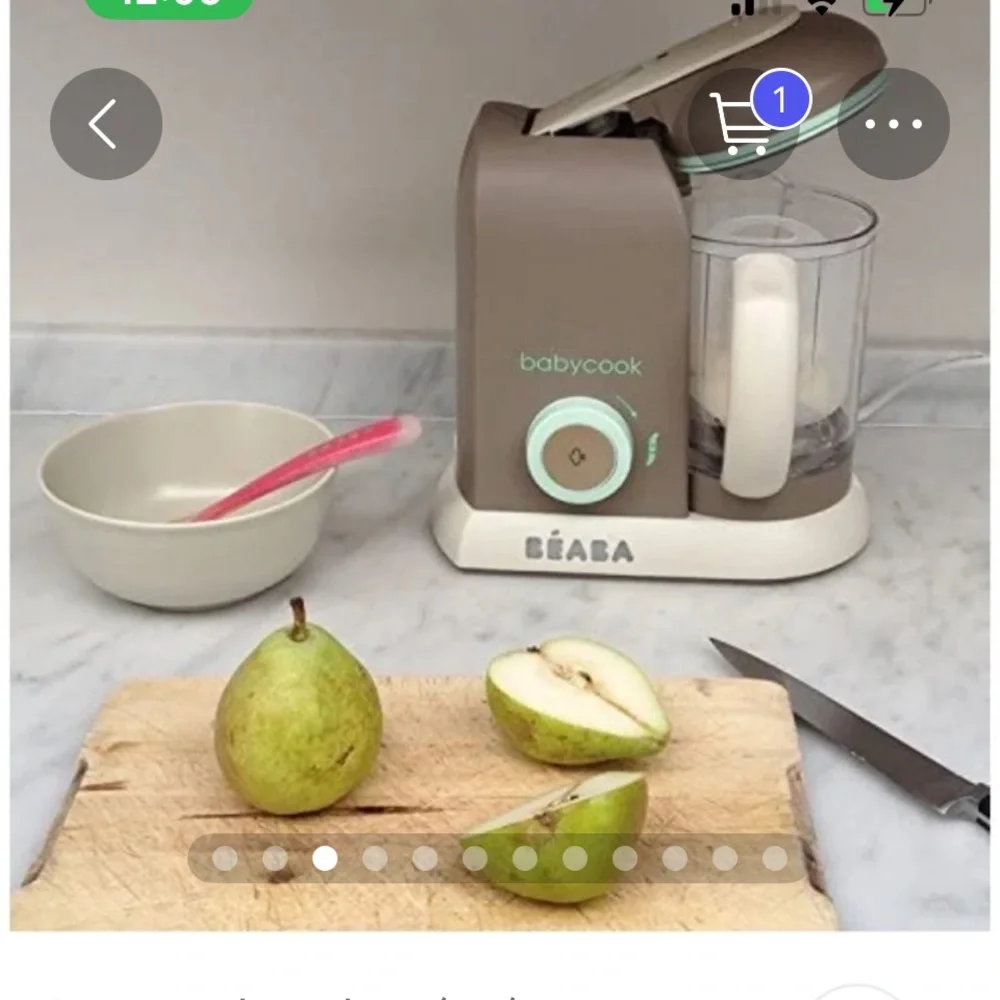 BEABA Babycook 4 in 1 Steam Cooker and Blender
